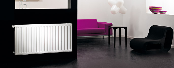 Purmo Compact grzejnik płytowy 60x90 cm podłączenie boczne biały C33 600x900 - Wysyłka w 24h