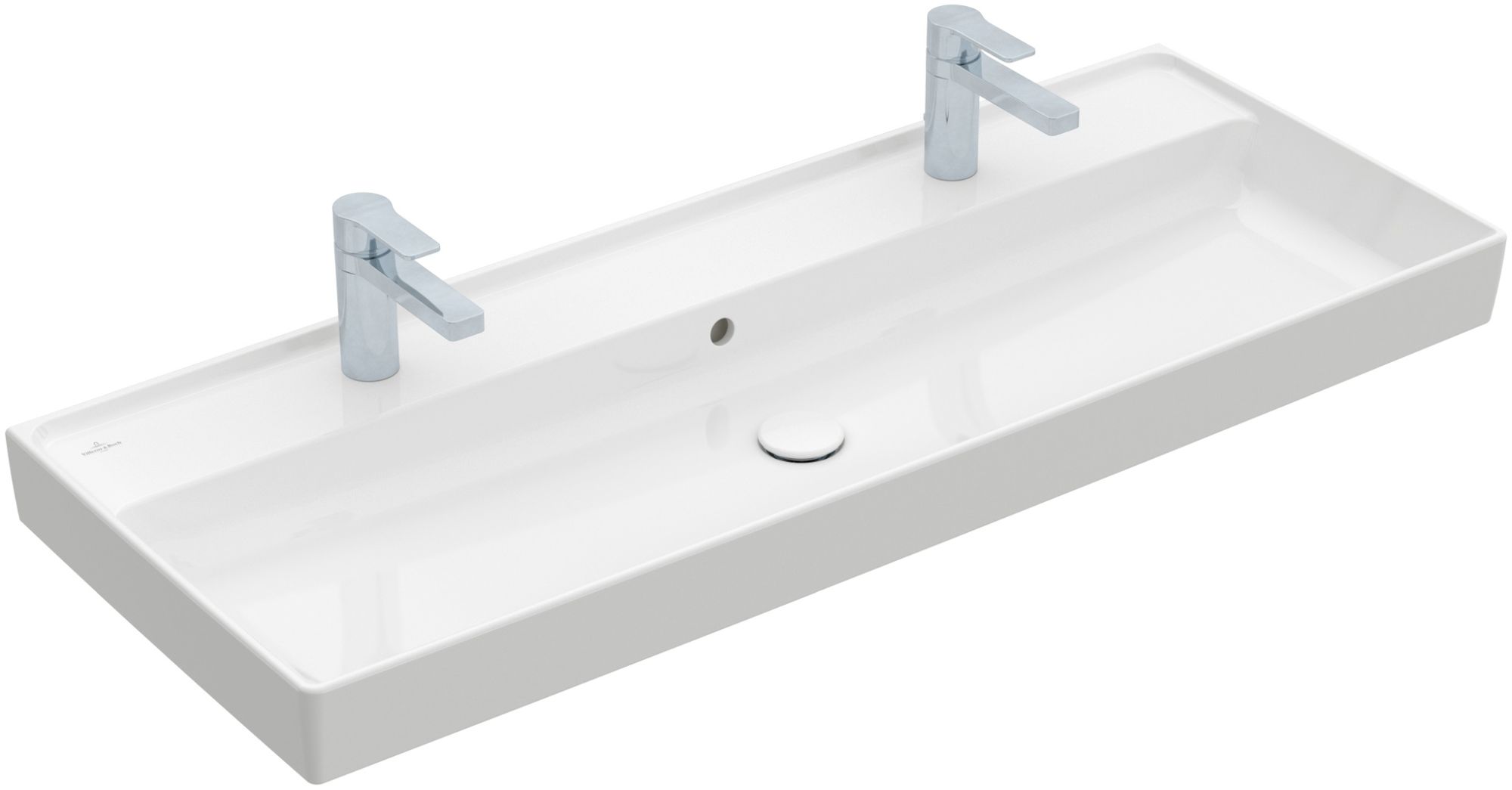 Villeroy & Boch Collaro umywalka 120x47 cm prostokątna Weiss Alpin 4A33C101