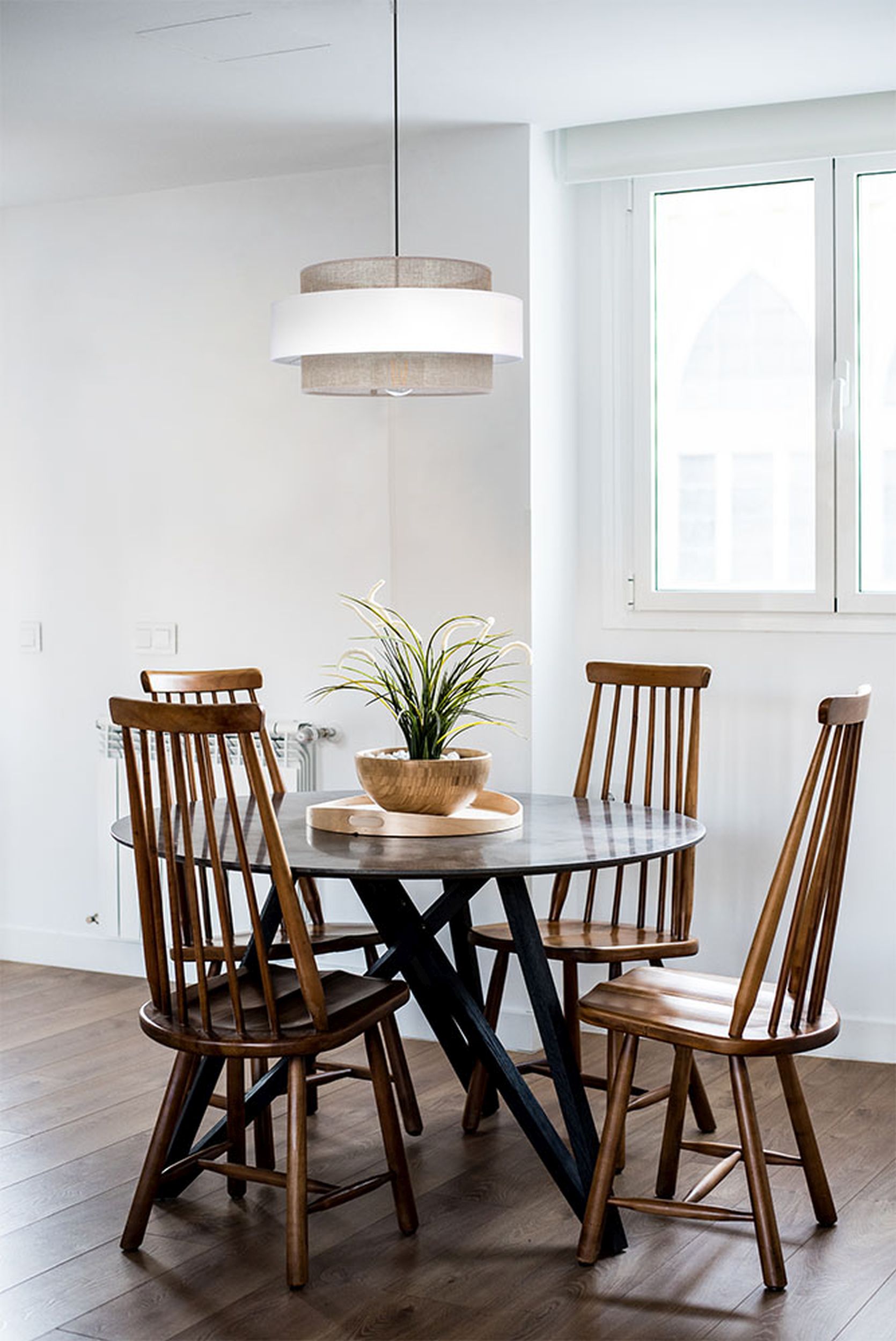 Kaja Cezar lampa wisząca 1x40W biały/beżowy K-5271