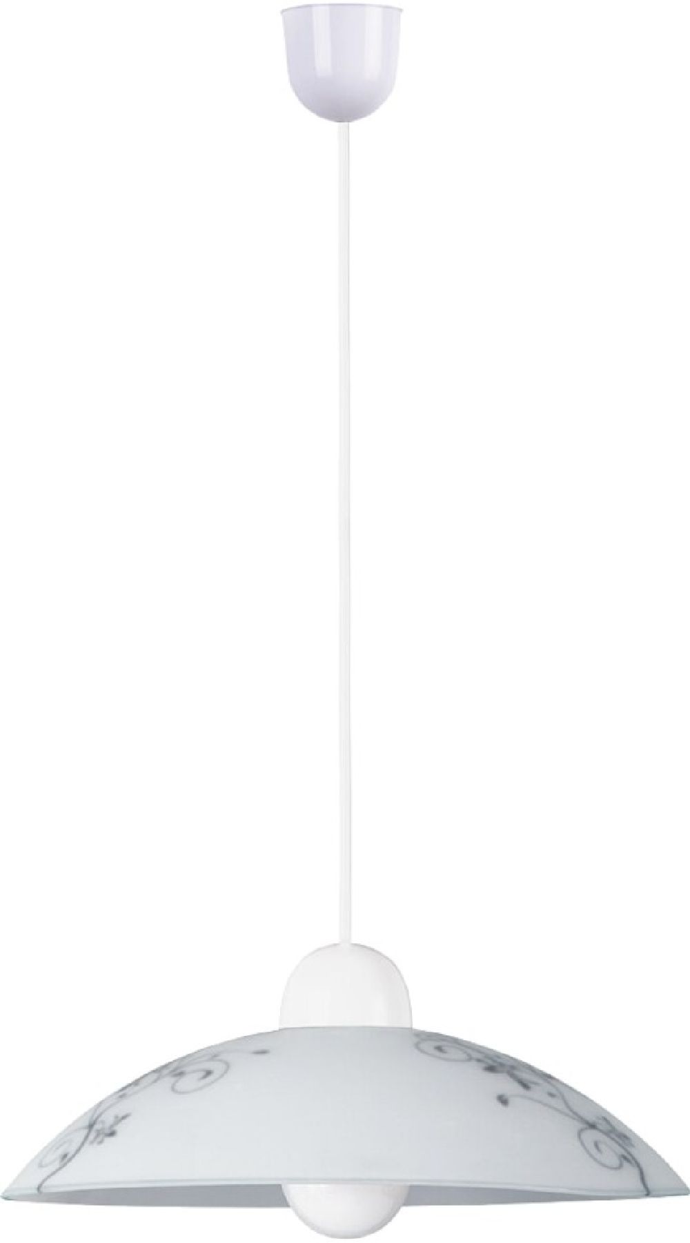 Rabalux Bloomy lampa wisząca 1x60 W biała 1848