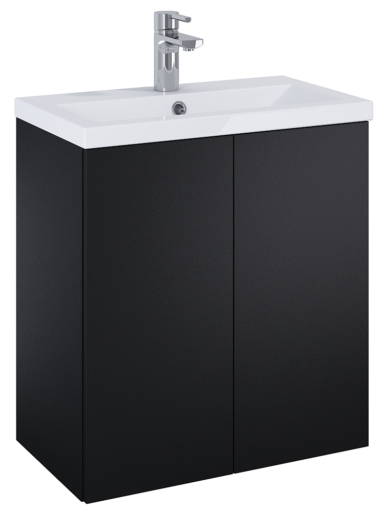 Elita Kido umywalka z szafką 60,6 cm black matt RE020600117160