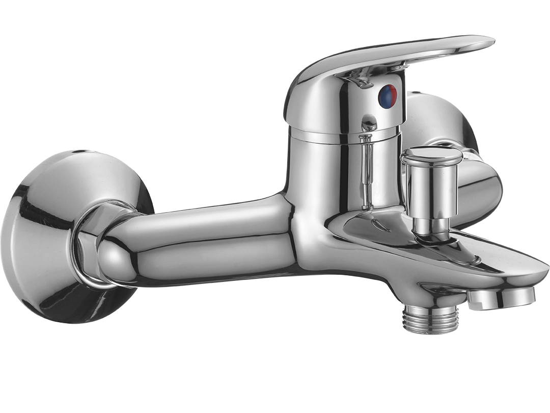 Kuchinox Salto bateria wannowo-prysznicowa ścienna chrom BQS010D