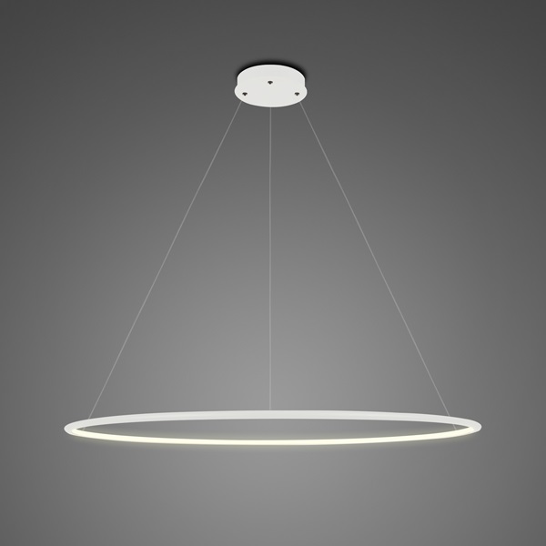 Altavola Design Ledowe Okręgi lampa wisząca 1x55 W biała LA073/P_100_in_3k_white