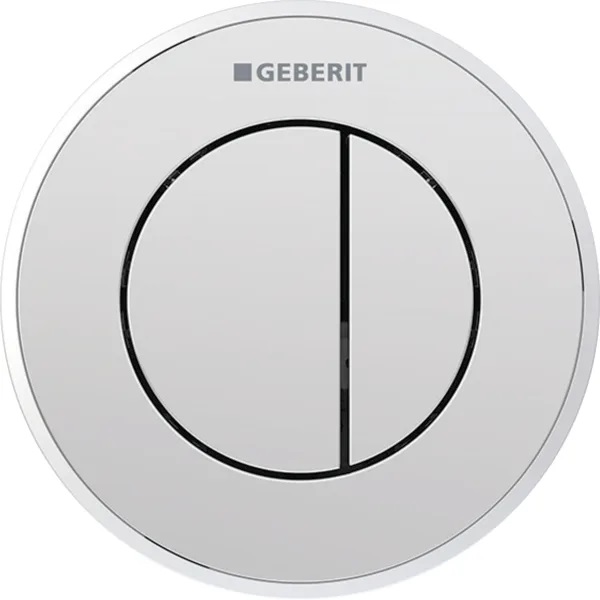 Geberit Typ 10 przycisk spłukujący do WC chrom błyszczący-chrom mat 116.056.KH.1 - Wysyłka w 24h