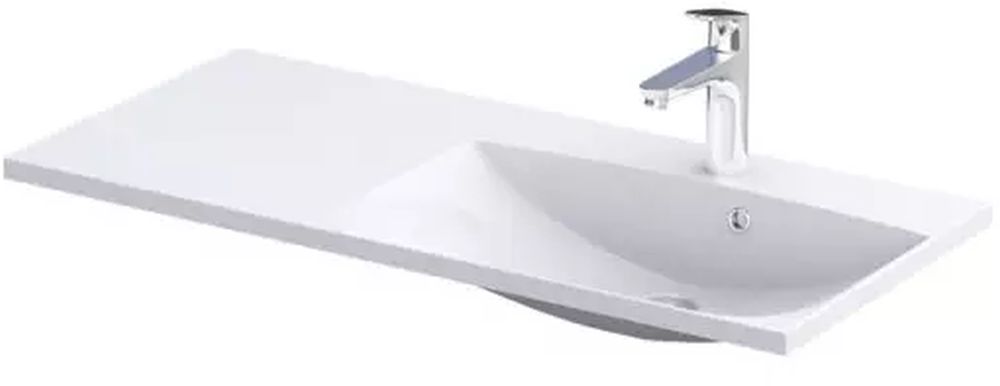 Oristo Amelia umywalka 100,2x46 cm meblowa prostokątna biała UME-AM-100-92-P