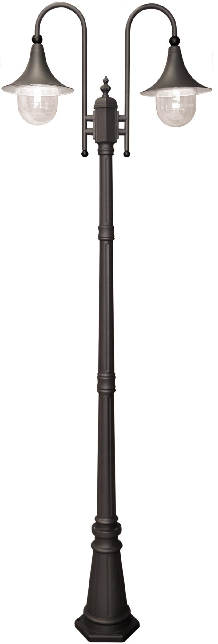 Kaja Boston lampa stojąca zewnętrzna 2x60W czarna K-8132CZARNY - Wysyłka w 24h