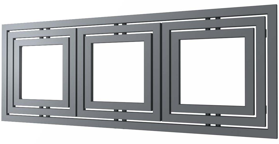 Enix Libra (L) grzejnik ozdobny 162x60 cm grafit strukturalny L00162006001410E1000