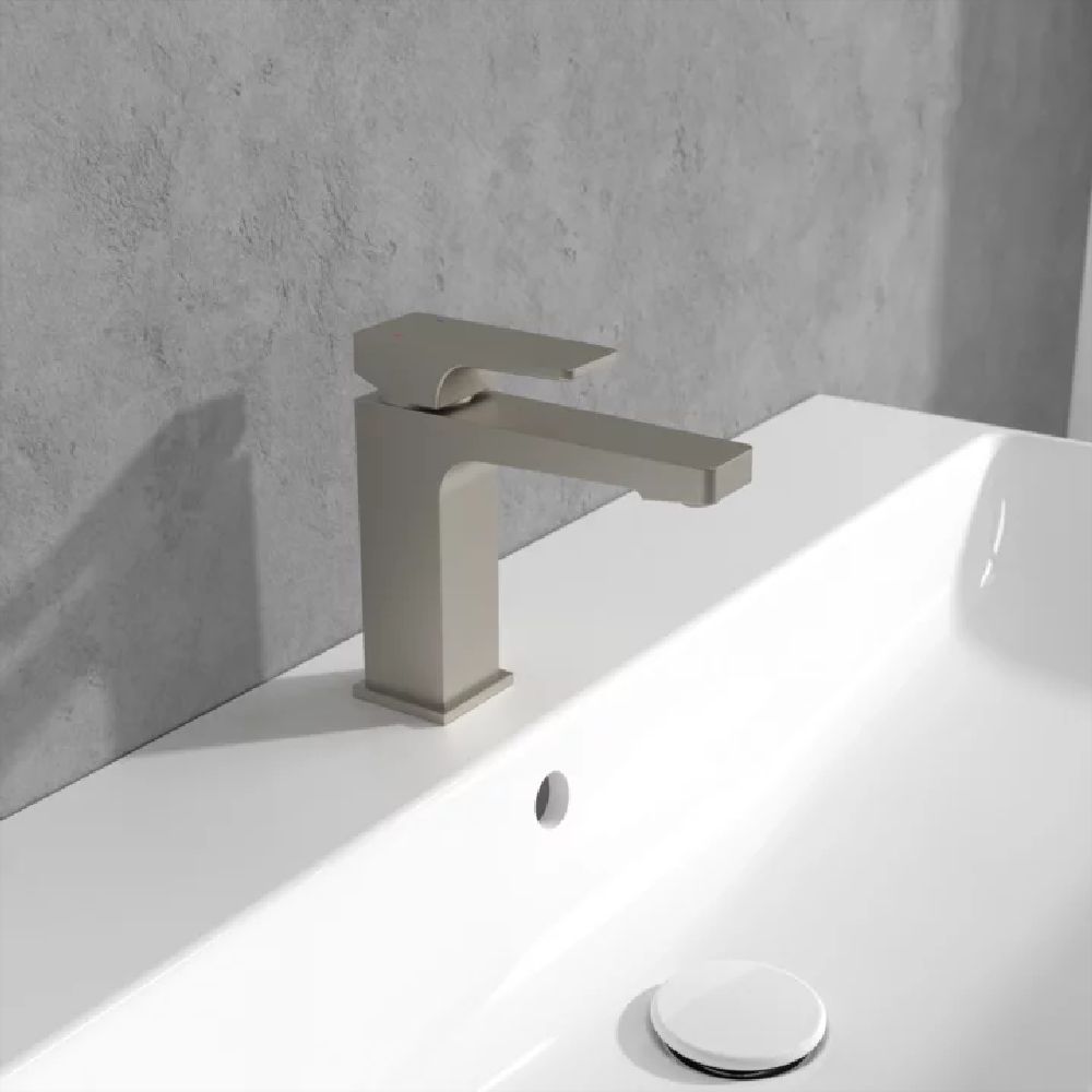 Villeroy & Boch Architectura bateria umywalkowa stojąca nikiel TVW12500400064