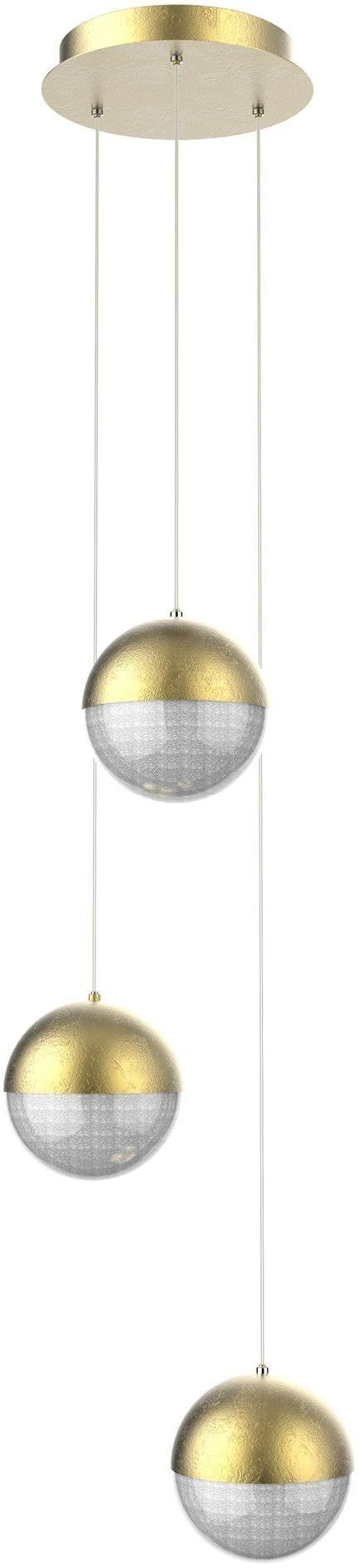 Apeti Furni lampa wisząca 3x5 W złota A0031-331