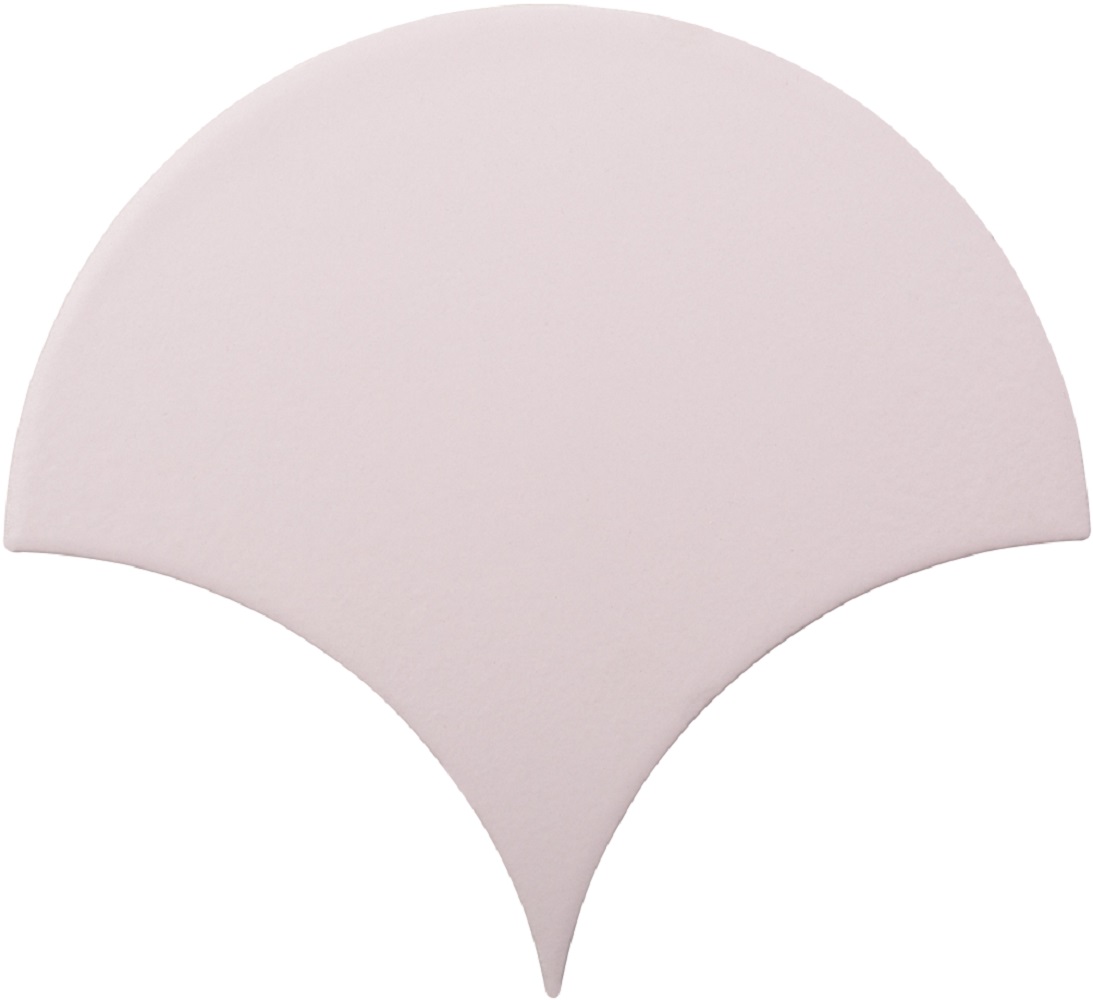 Cil Decor Escama Powder Pink Light Mat dekor ścienny 15,5x17 cm
