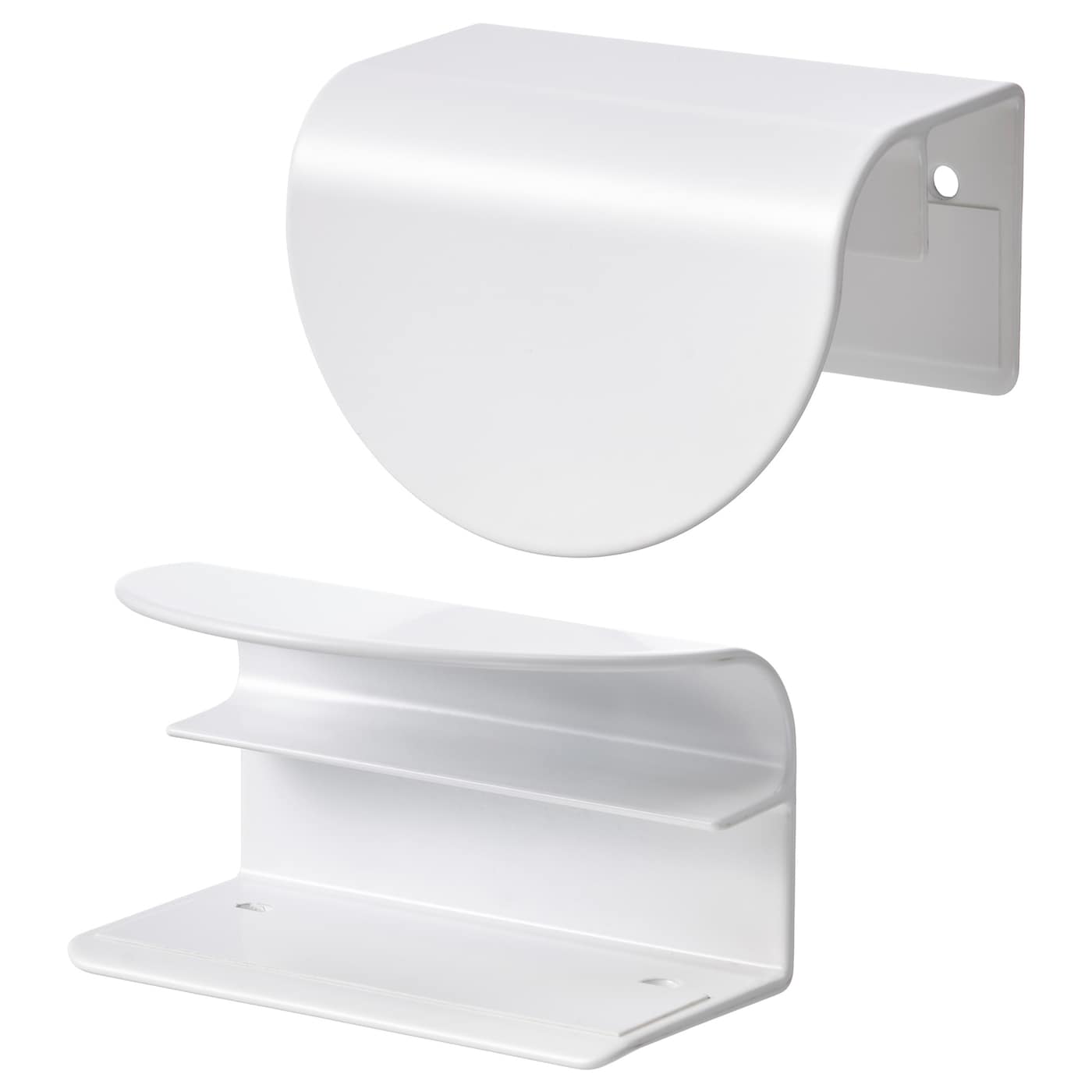 IKEA LATMASK uchwyt zaciskany, biały, 60 mm 2 szt.