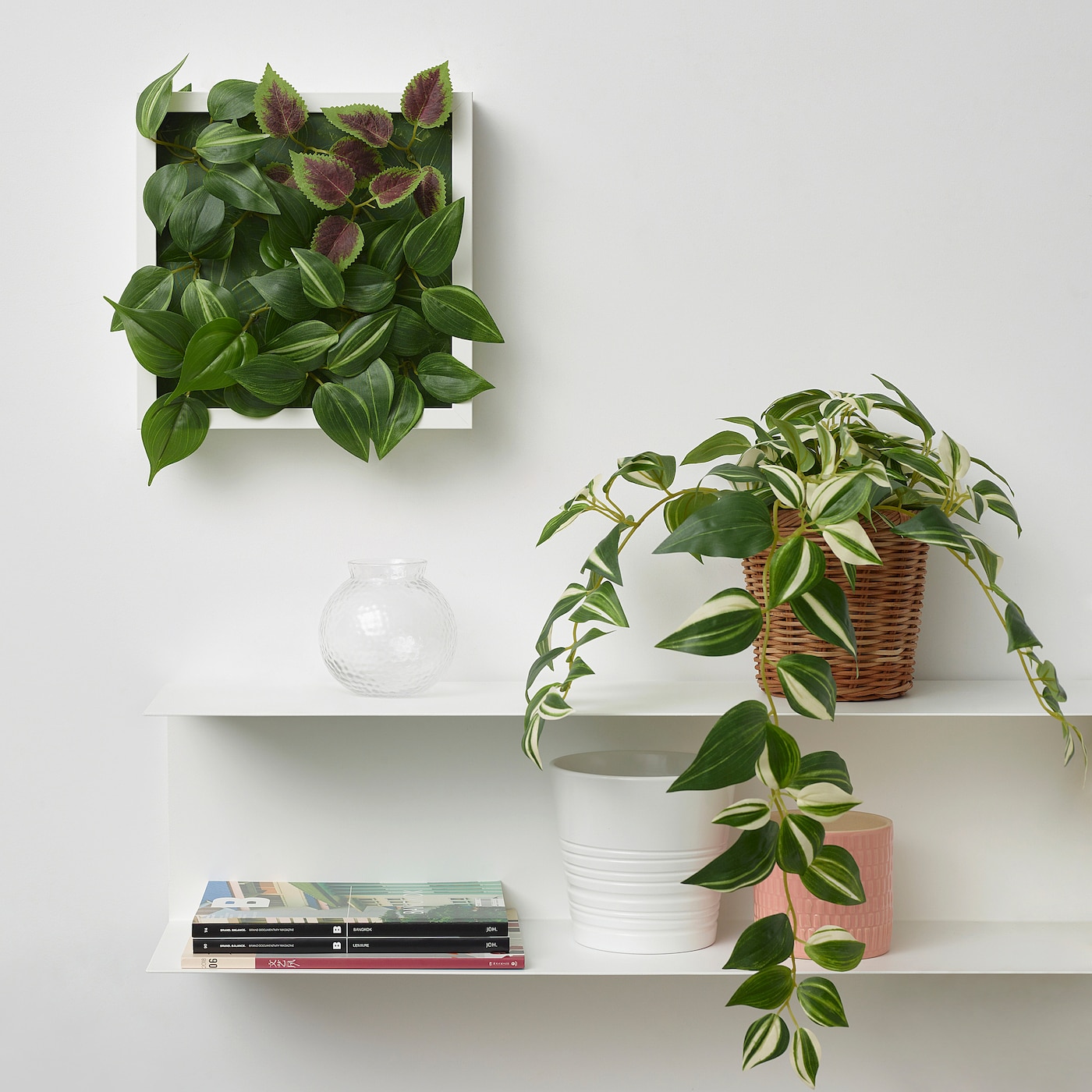 IKEA FEJKA sztuczna roślina doniczkowa, do wewnątrz/na zewnątrz/trzykrotka pasiasta, 12 cm