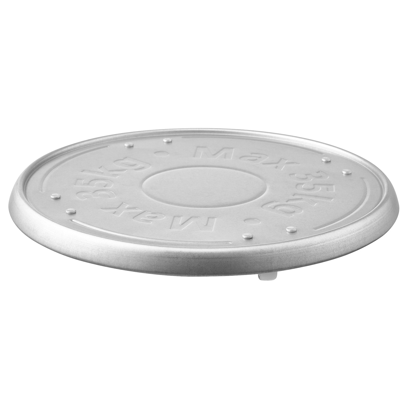IKEA ÅKERBÄR podstawka na kółkach, do wewnątrz/na zewnątrz/galwanizowano, 31 cm