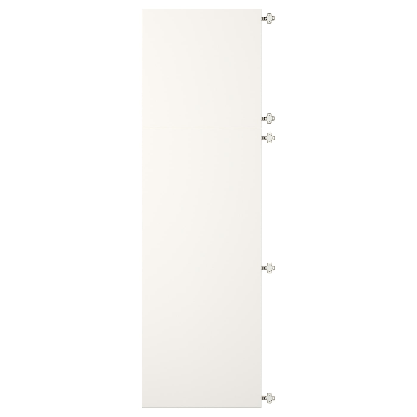 IKEA VEDDINGE drzwi łączone z zawiasami, biały, 60x200 cm