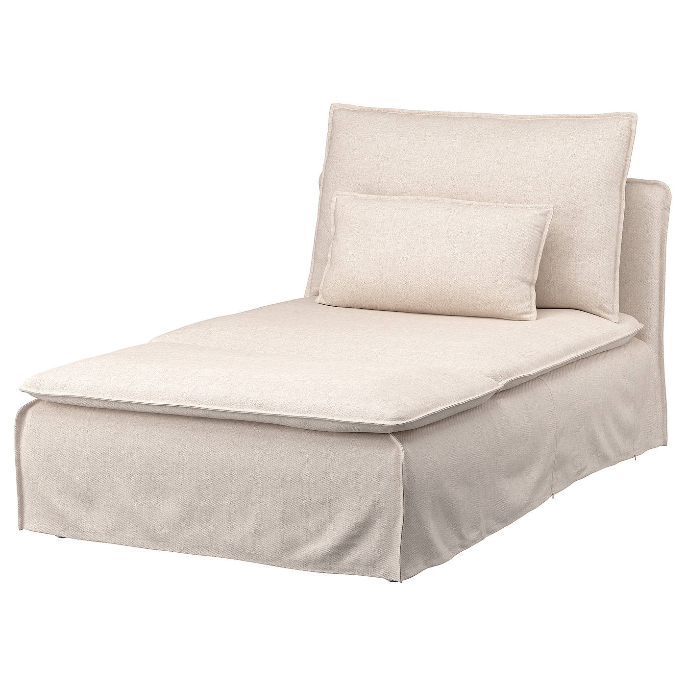 IKEA SÖDERHAMN szezlong, Gransel naturalny, Szerokość: 93 cm