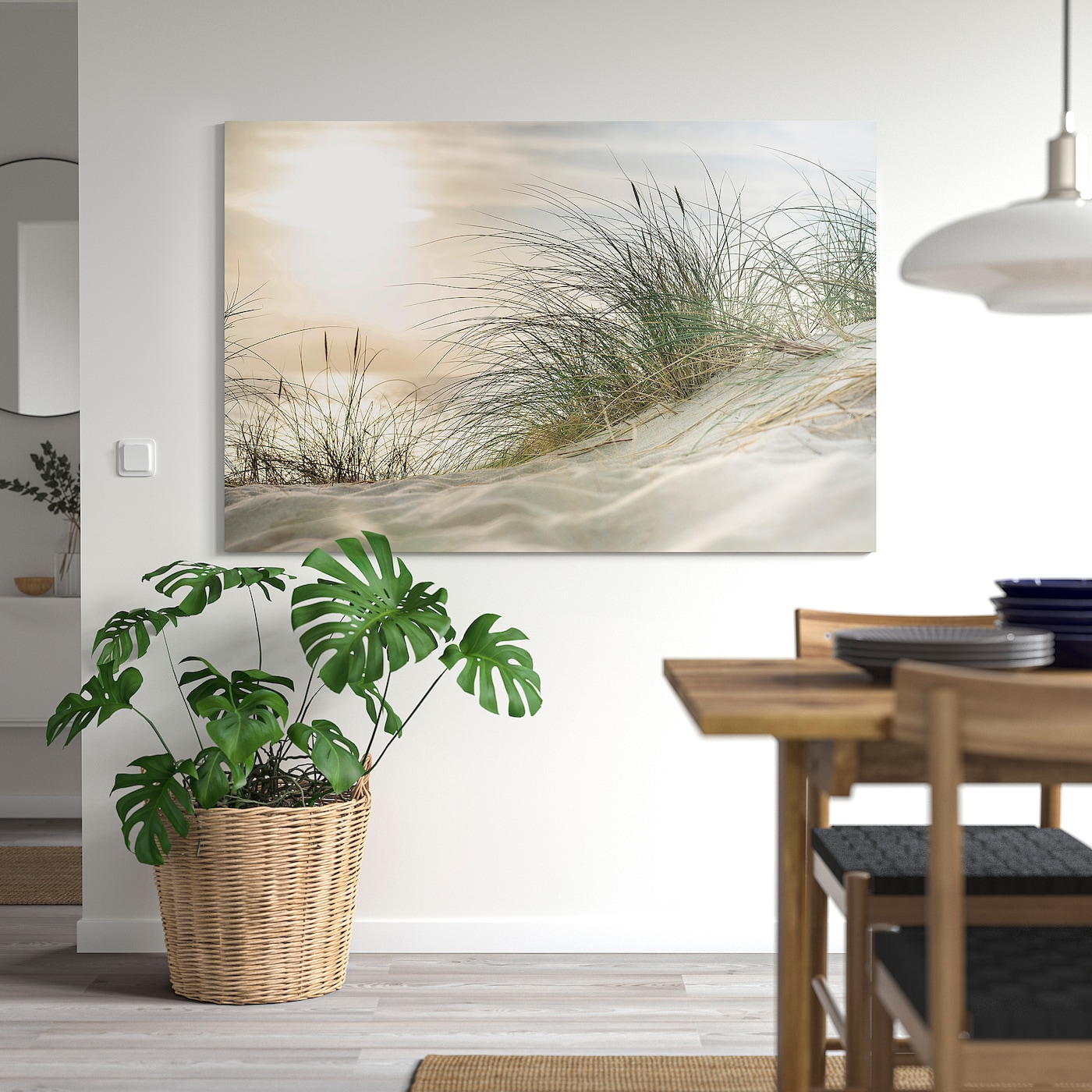 IKEA PJÄTTERYD obraz, trawa na wydmie, 118x78 cm