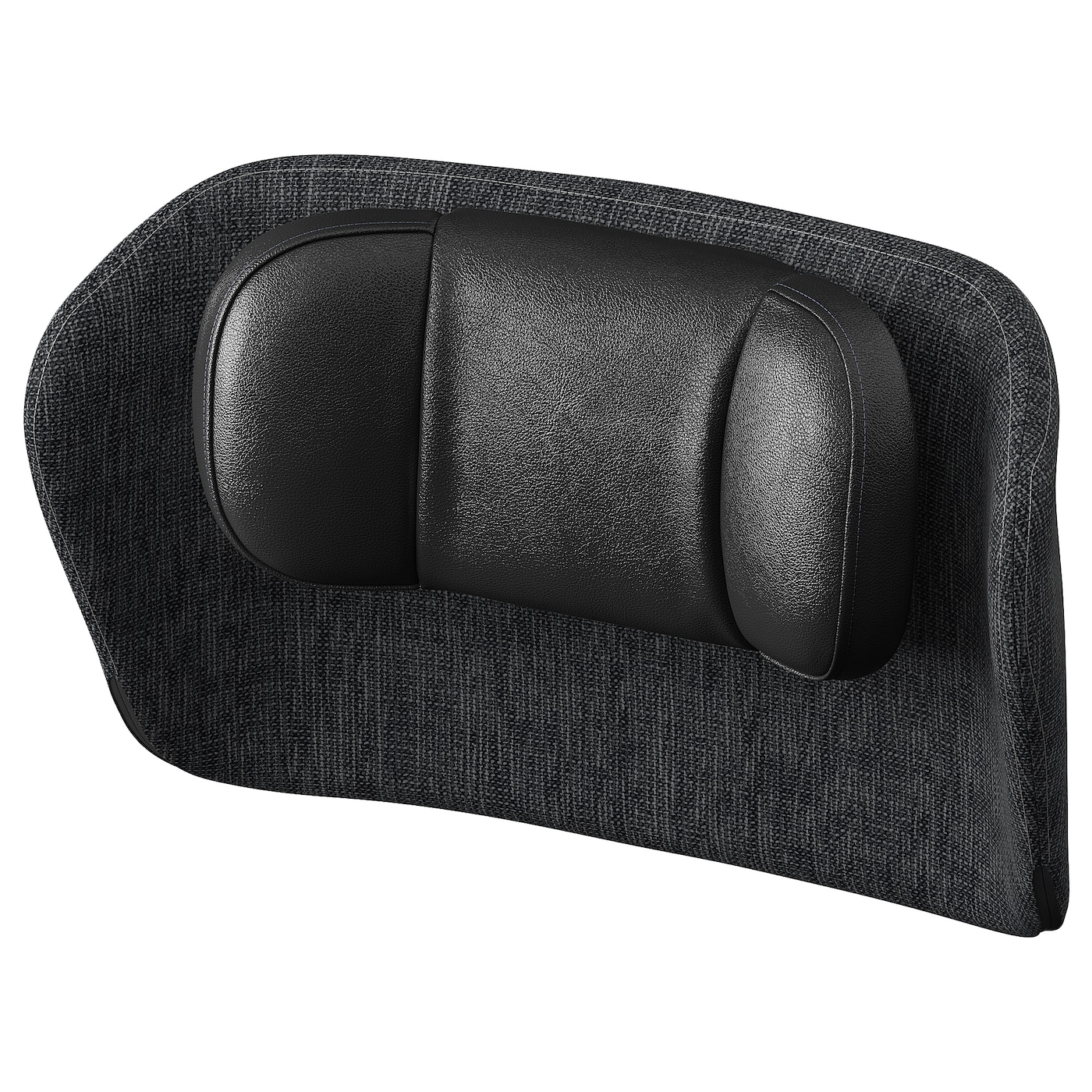 IKEA GRÖNFJÄLL zagłówek, Letafors szary/czarny, Szerokość: 48 cm