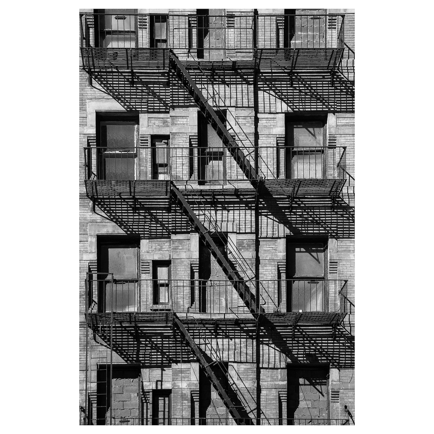 IKEA BJÖRKSTA obraz, balkony, 78x118 cm