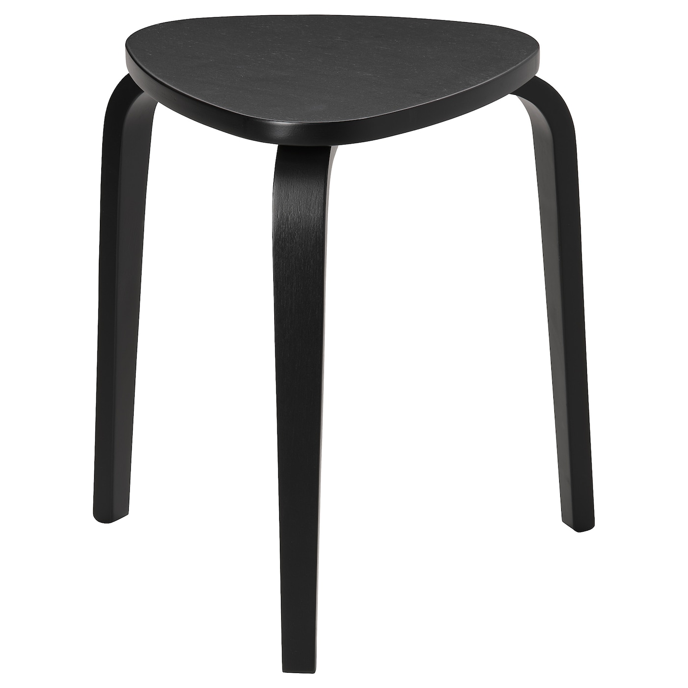 IKEA KYRRE stołek, czarny, Przetestowano dla: 110 kg