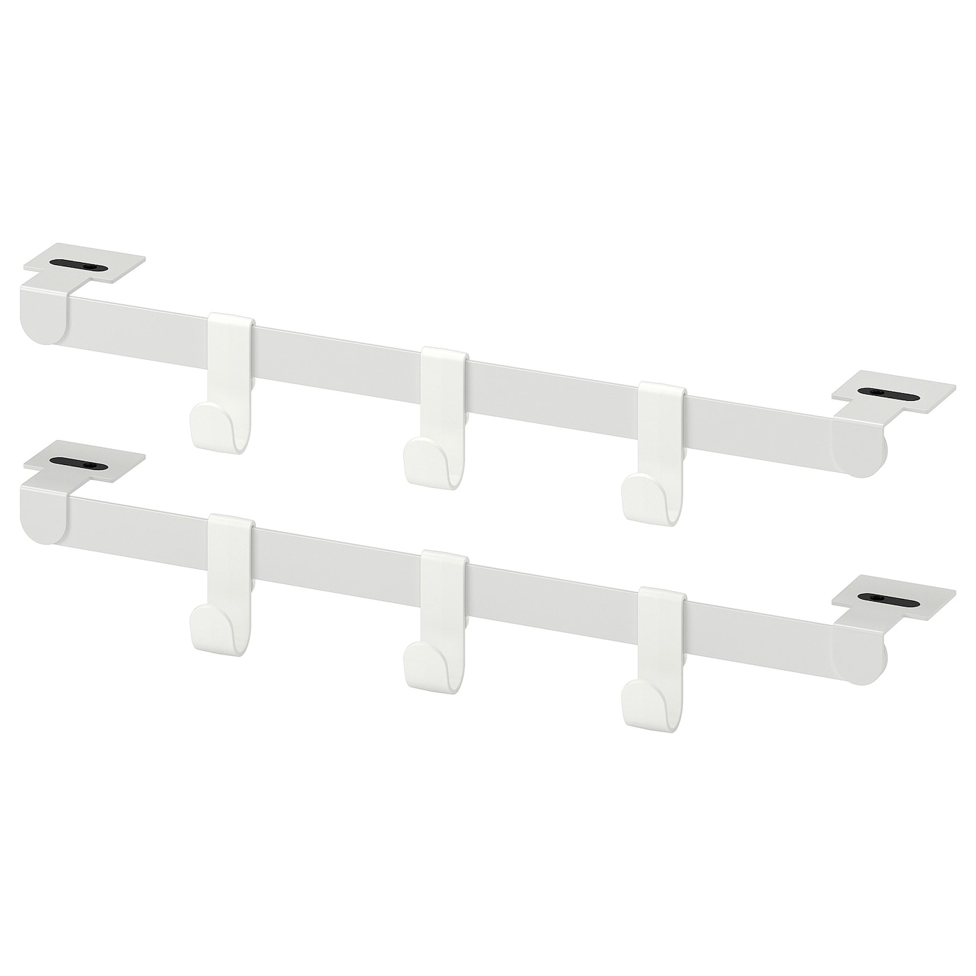 IKEA HJÄLPA 2 szy do zaw+6 hacz+2op okuć, biały, 40 cm