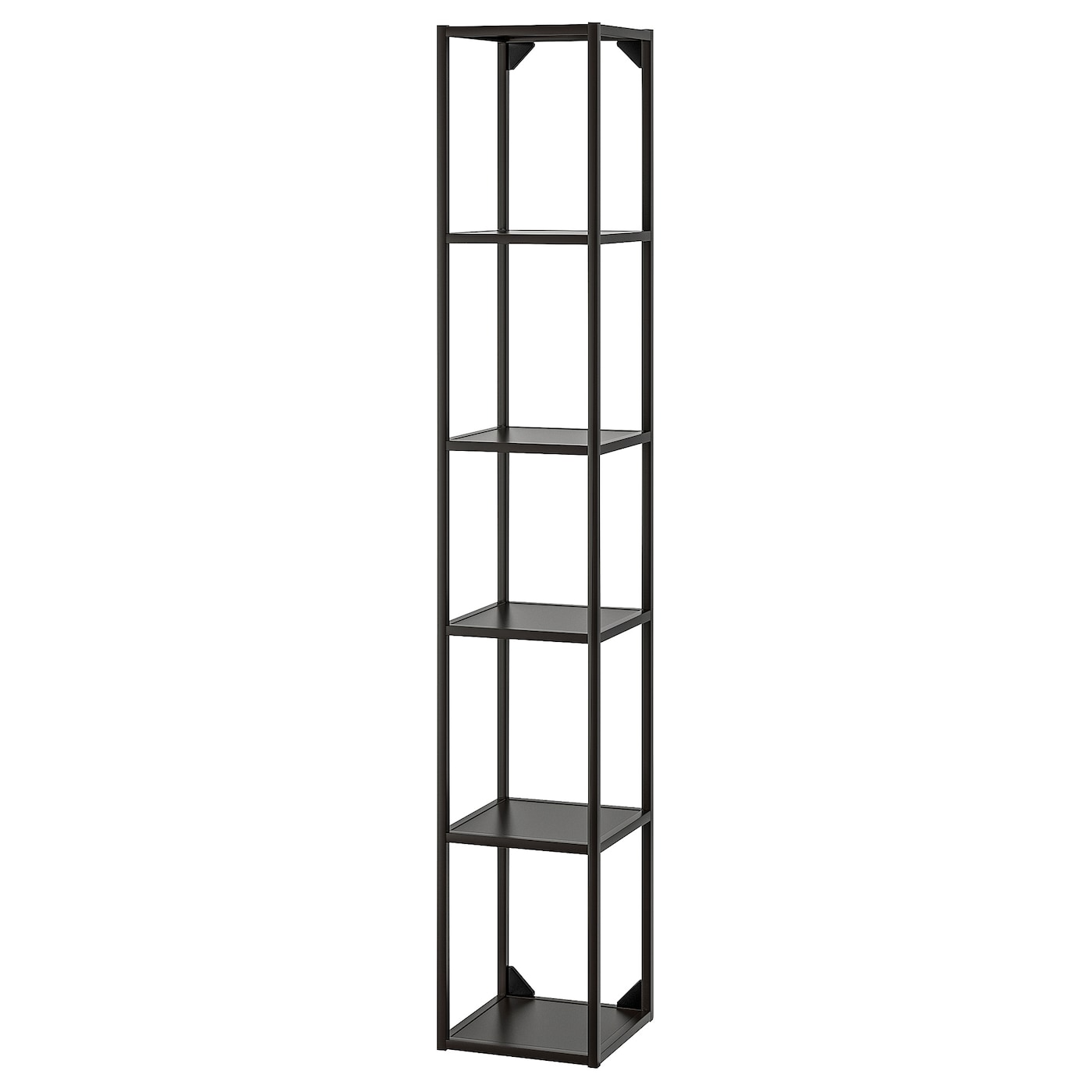 IKEA ENHET obudowa wysoka z półkami, antracyt, 30x30x180 cm