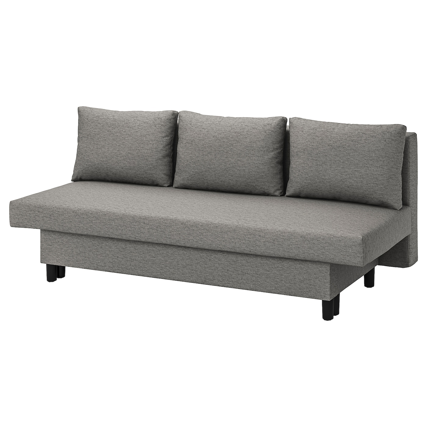 IKEA ÄLVDALEN sofa 3-osobowa, rozkładana, Knisa szarobeżowy, Wysokość łóżka: 42 cm