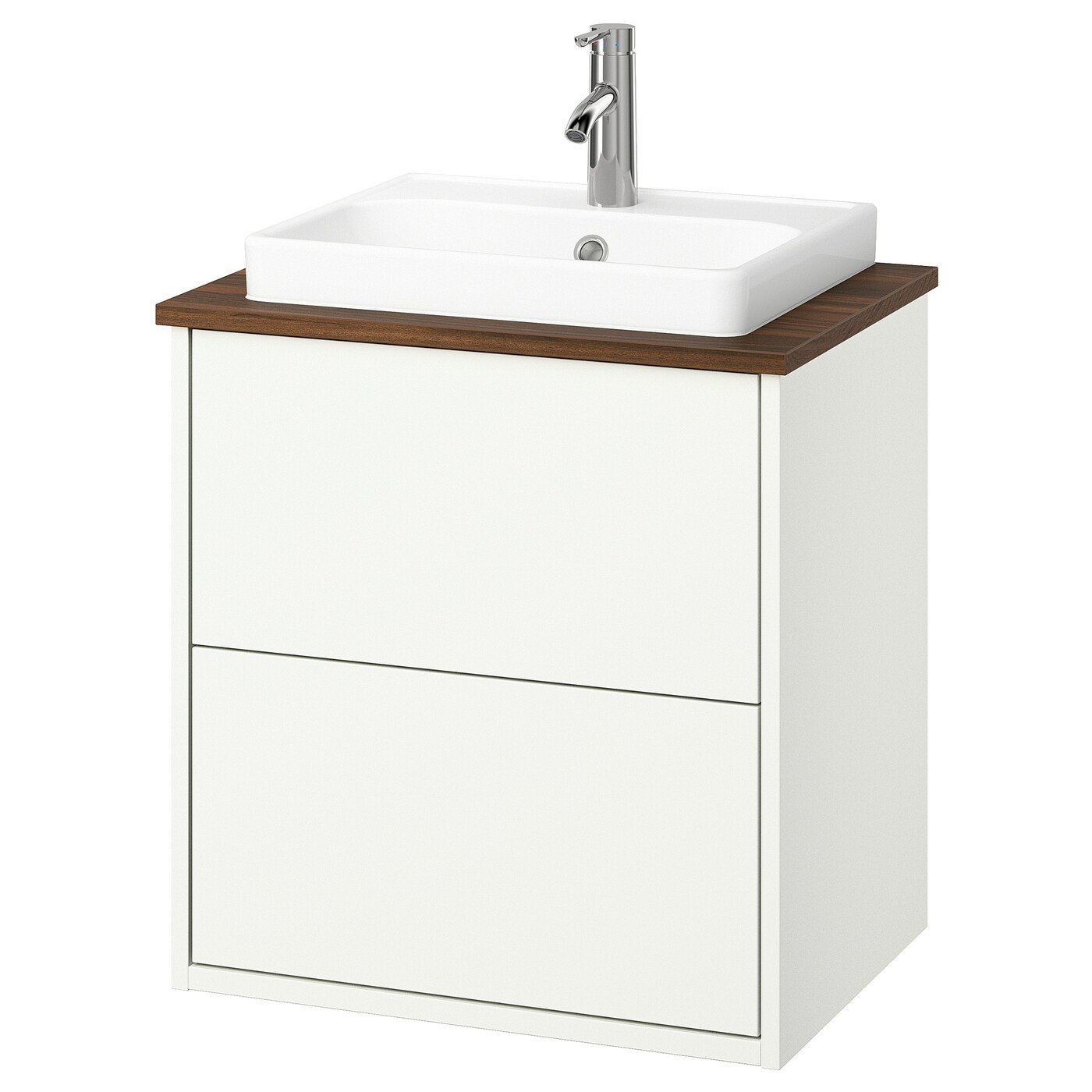 IKEA HAVBÄCK / ORRSJÖN szaf umyw z szufladami/umyw/bateria, biały, 62x49x71 cm