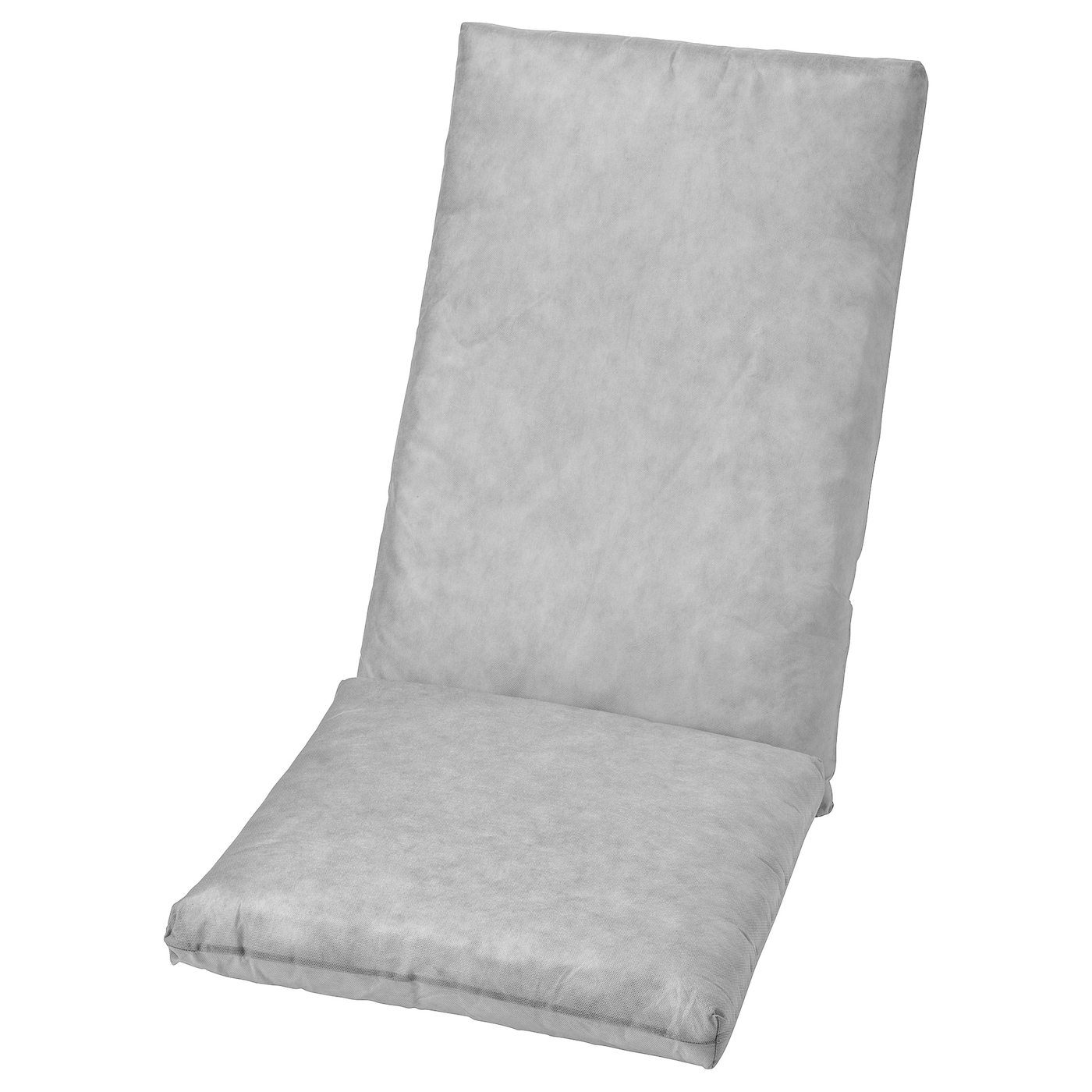 IKEA DUVHOLMEN wewnętrzna poducha siedziska/opar, zewnętrzne szary, 71x45/42x45 cm