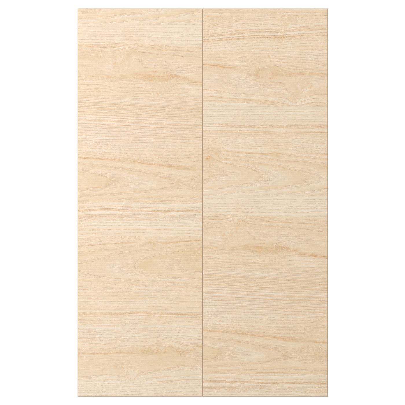 IKEA ASKERSUND drz sza nar 2 szt, imitacja jasnego jesionu, 25x80 cm