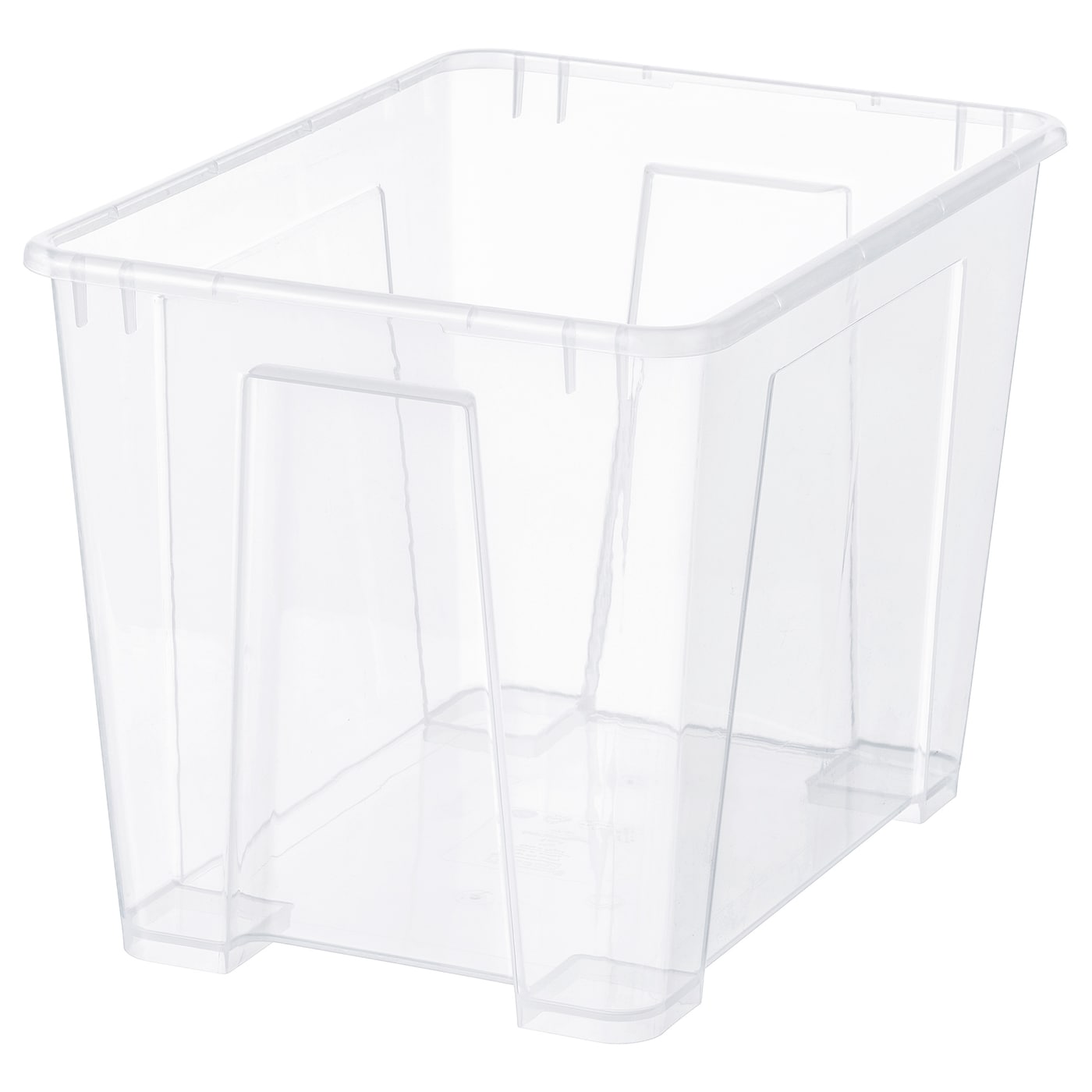 IKEA SAMLA pojemnik, przezroczysty, 39x28x28 cm/22 l