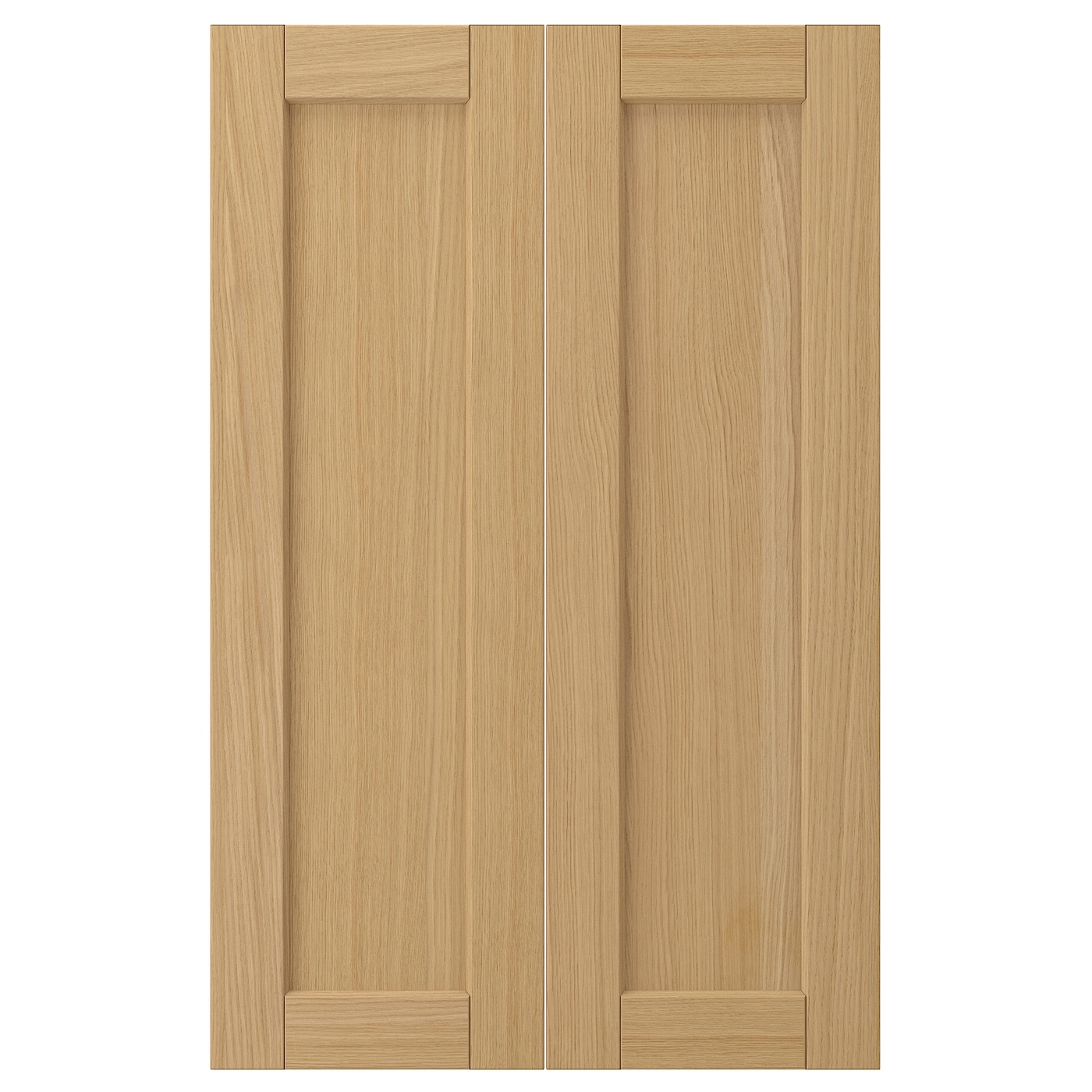 IKEA FORSBACKA drz sza nar 2 szt, dąb, 25x80 cm