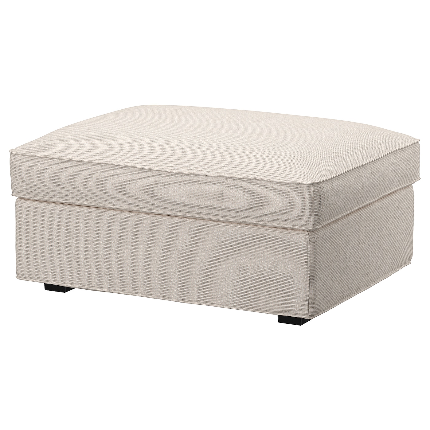 IKEA KIVIK podnóżek ze schowkiem, Tresund jasnobeżowy, Szerokość: 90 cm