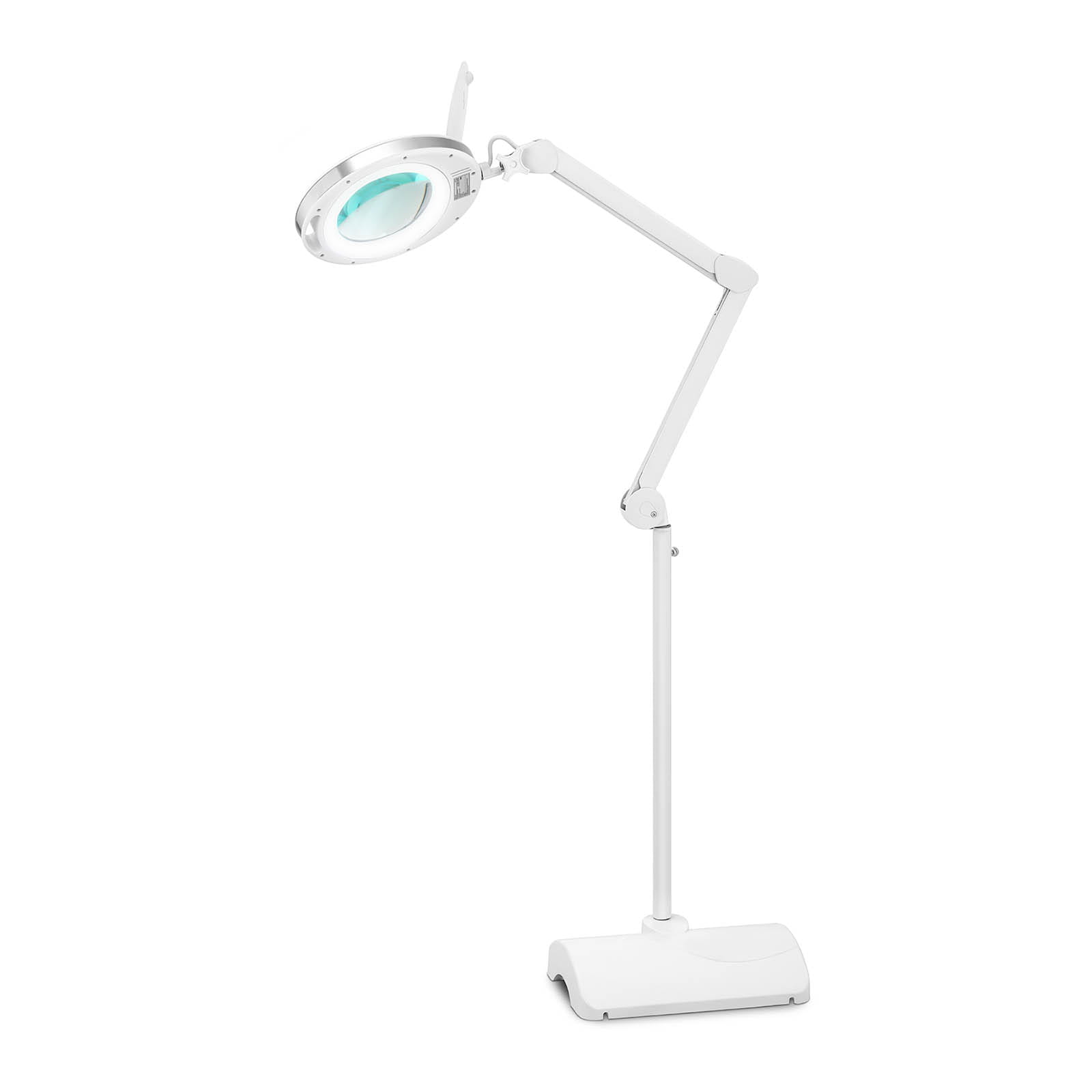 Lampa kosmetyczna, bezcieniowa z lupą, na statywie