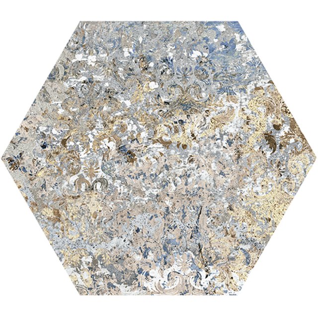 Gres szkliwiony hiszpański Aparici CARPET VESTIGE HEXAGON mat 25x29 g