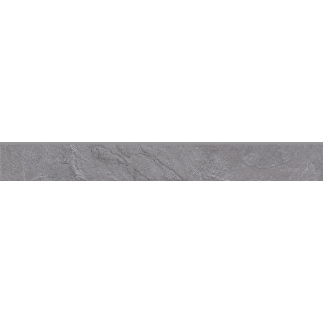 Gres szkliwiony cokół COLOSAL grey structure mat 7,2x59,8 gat. I