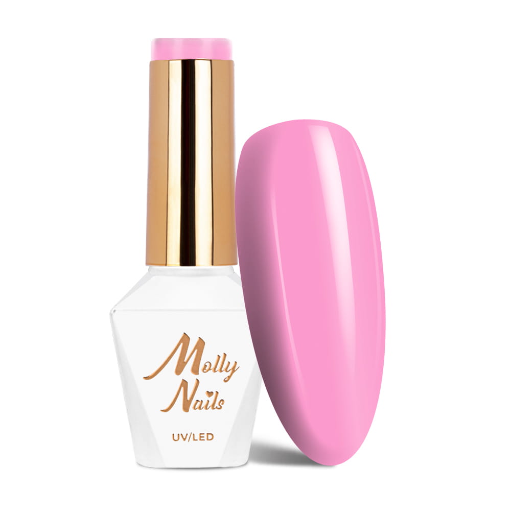 Lakier hybrydowy Molly Nails Yoghurt Marshmallow HEMA/Di-HEMA Free 8g Nr 121