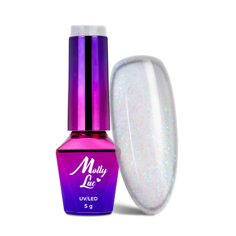 Lakier hybrydowy MollyLac The Secret Of Chameleon Pure Azur 5 g Nr 589