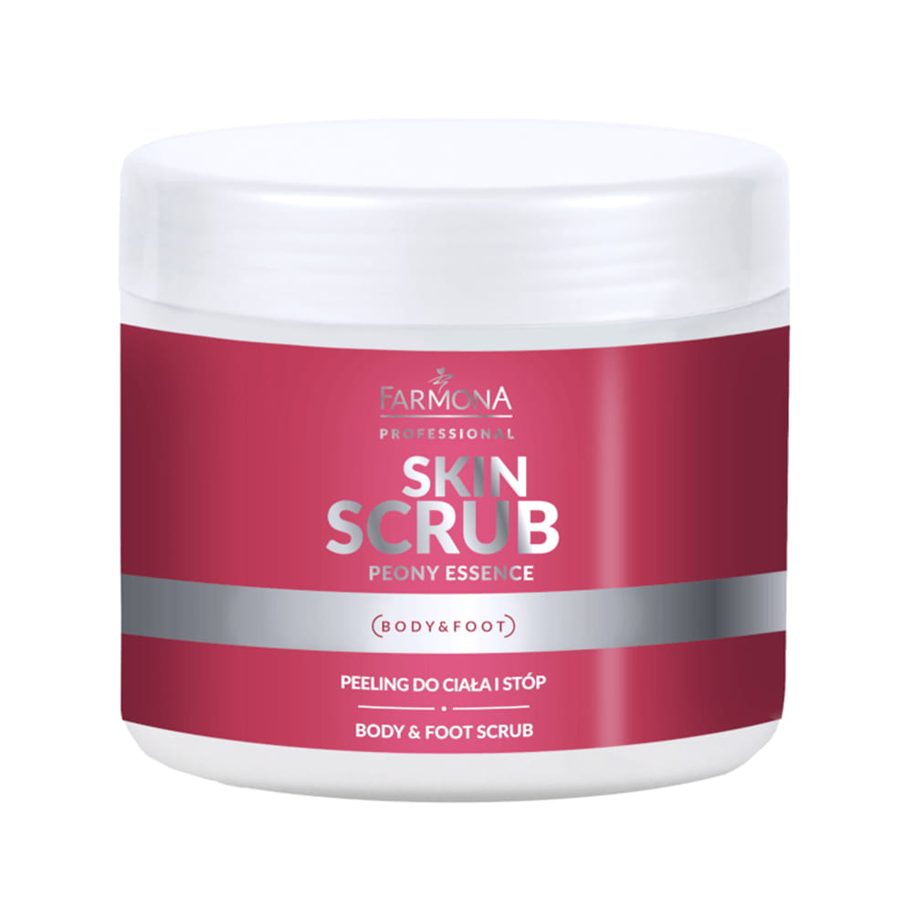 WYPRZEDAŻ 604 Peeling do ciała i stóp Farmona Skin Scrub Peony Essence 500g