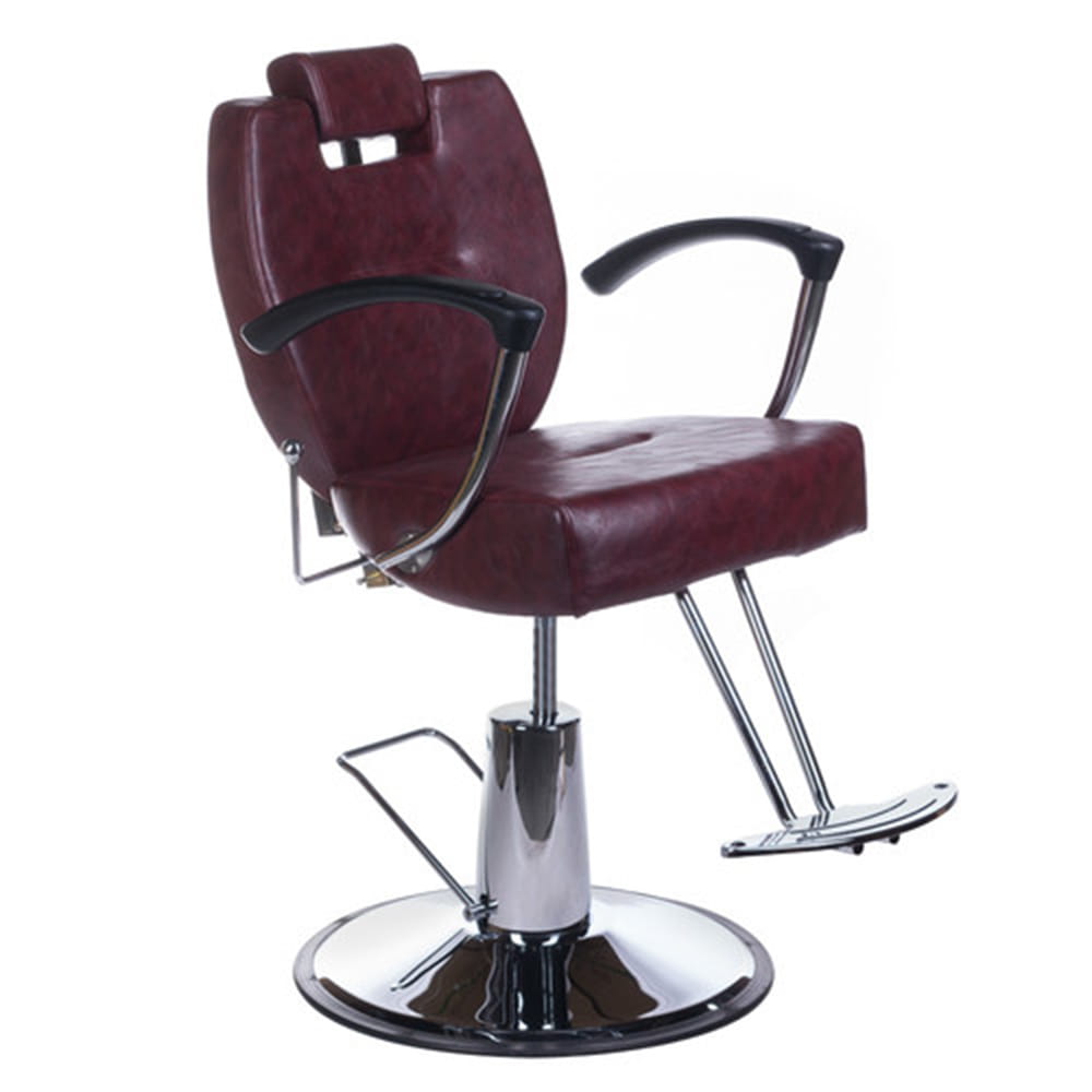 BS Fotel barberski Hektor BH-3208 Wiśniowy