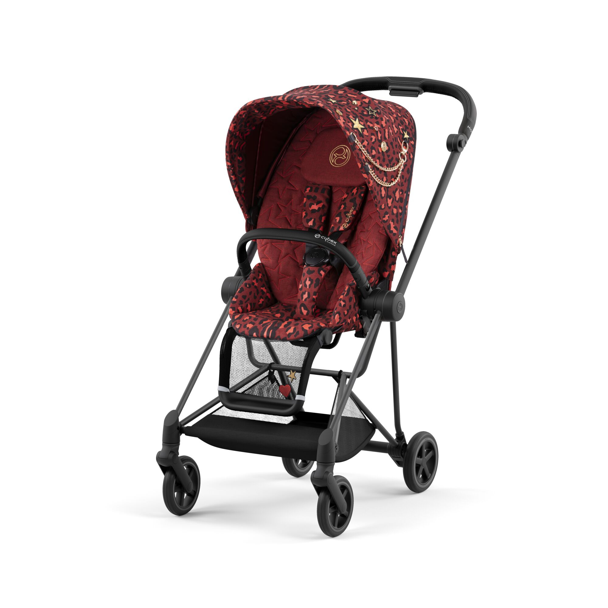 Cybex Mios 3.0 Rockstar by Alec Voelkel - wózek spacerowy-Rockstar by Alec Voelkel-Matt Black