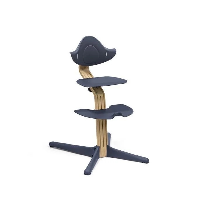 Stokke Nomi z Baby Set - krzesełko z zestawem dziecięcym-Oak Navy-Baby Set Anthracite