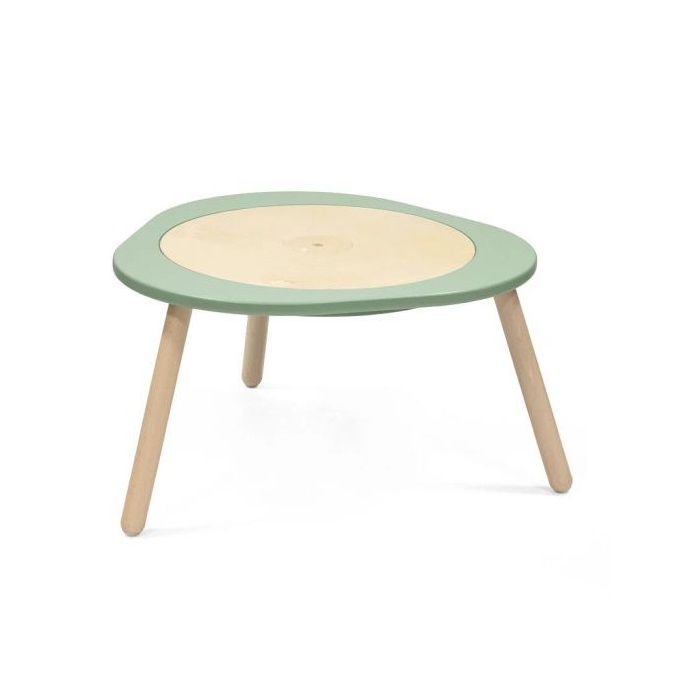 Stokke MuTable V2 - stolik do zabawy + krzesełko-Clover Green-Krzesełko Storm Grey