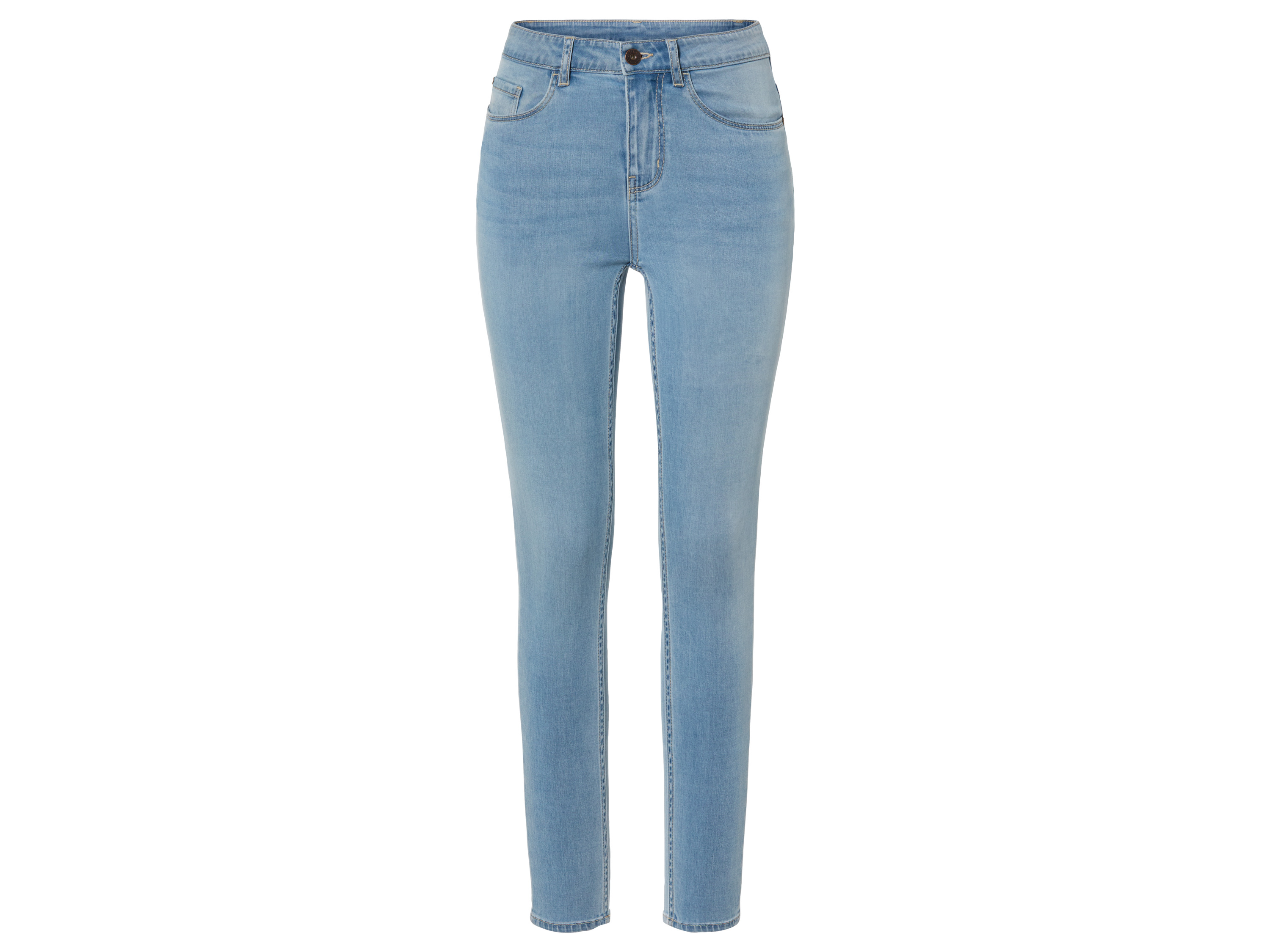 esmara Jeansy damskie na lato, super skinny fit 46, Jasnoniebieski