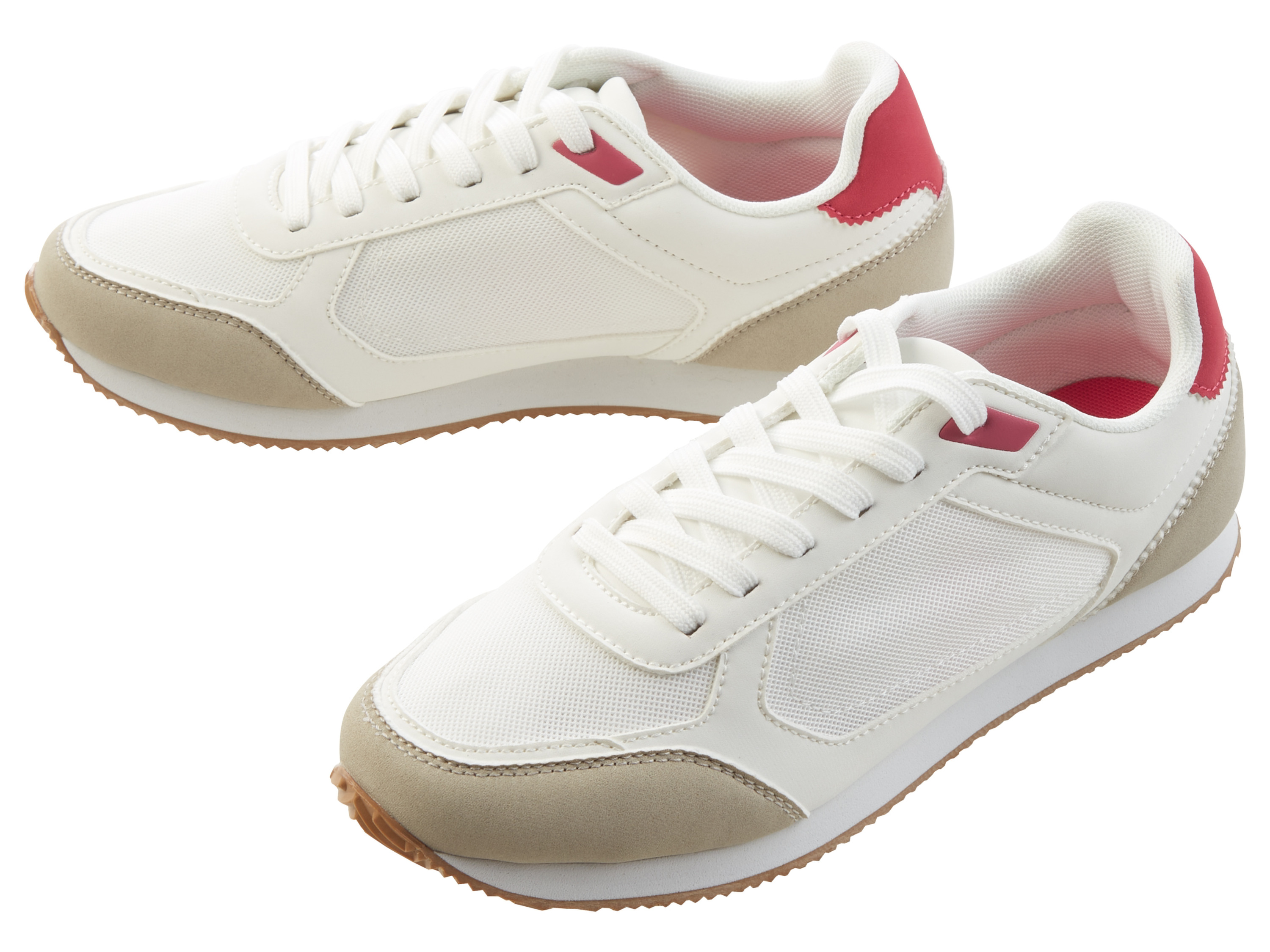 esmara Sneakersy damskie Biały, 37