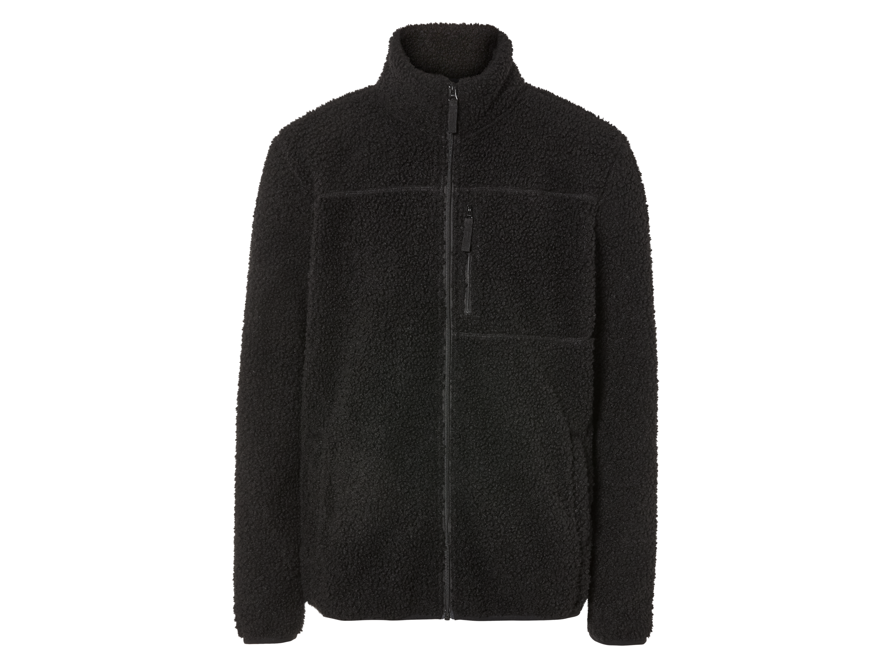 Livergy Bluza męska sherpa Czarny, XL 56/58