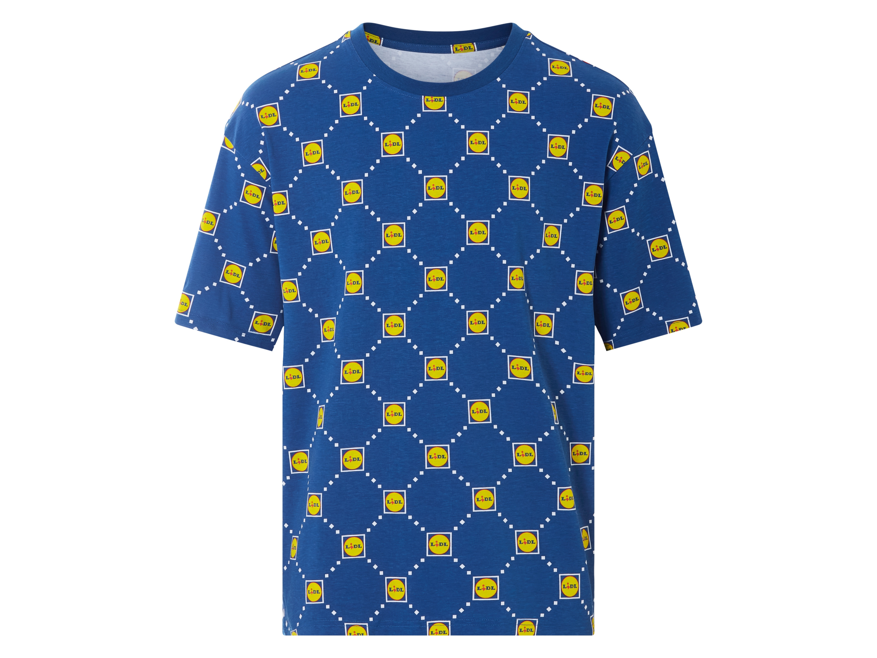 T-shirt bawełniany męski z kolekcji Lidl Niebieski, L 52/54