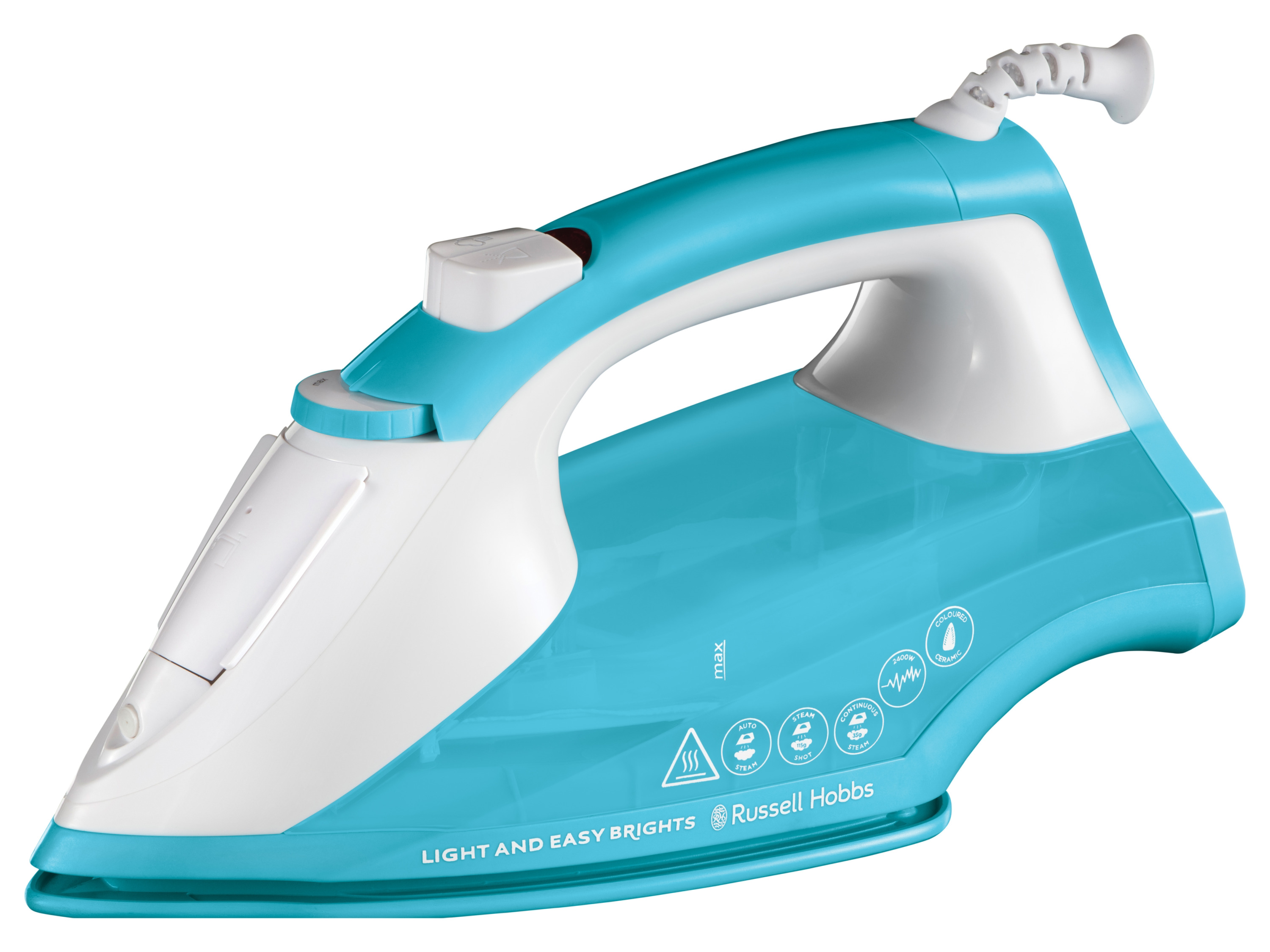 Russell Hobbs Żelazko parowe Light and Easy Brights Aqua 26486-56