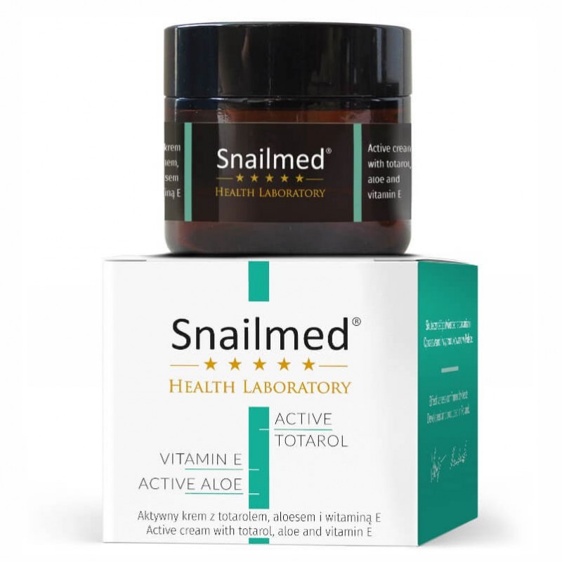 Snailmed Aktywny krem z totarolem, aloesem oraz wit. E 60 ml