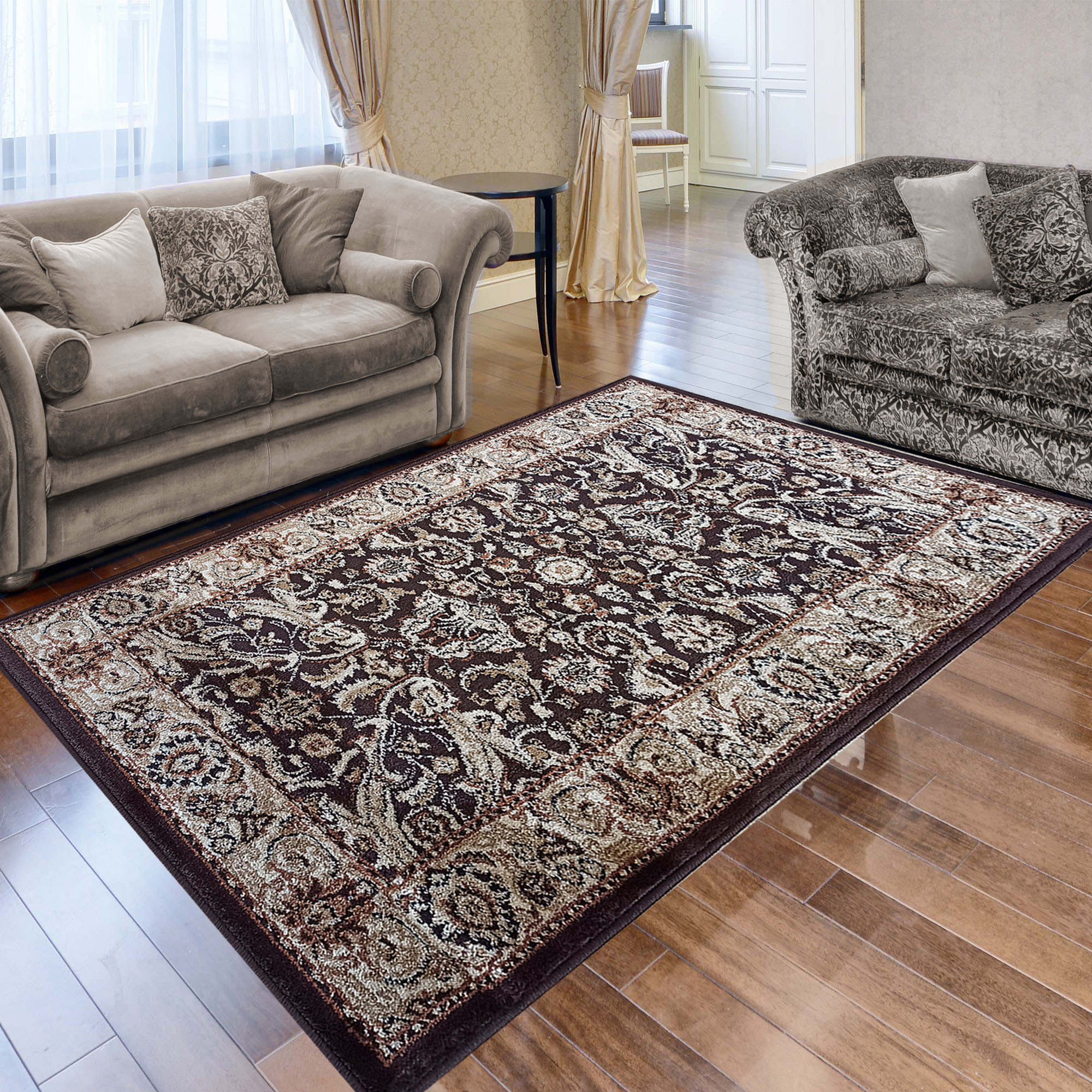 Dywan - 80 x 150 cm - Brązowy - Ekskluzywny - Dywanopol