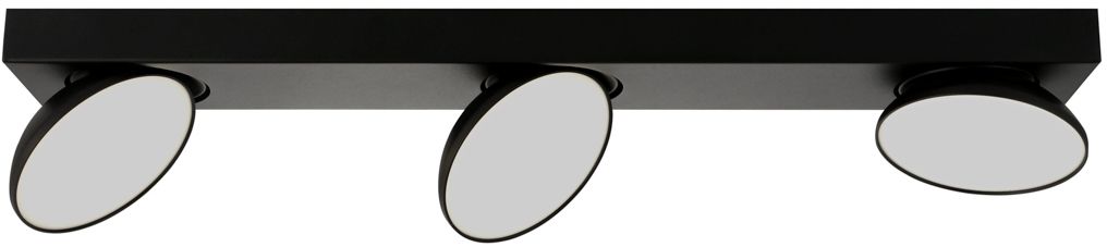 Darmowa Dostawa - Lampa podsufitowa 3x5 W czarna Italux Castelio SPL319763BBK